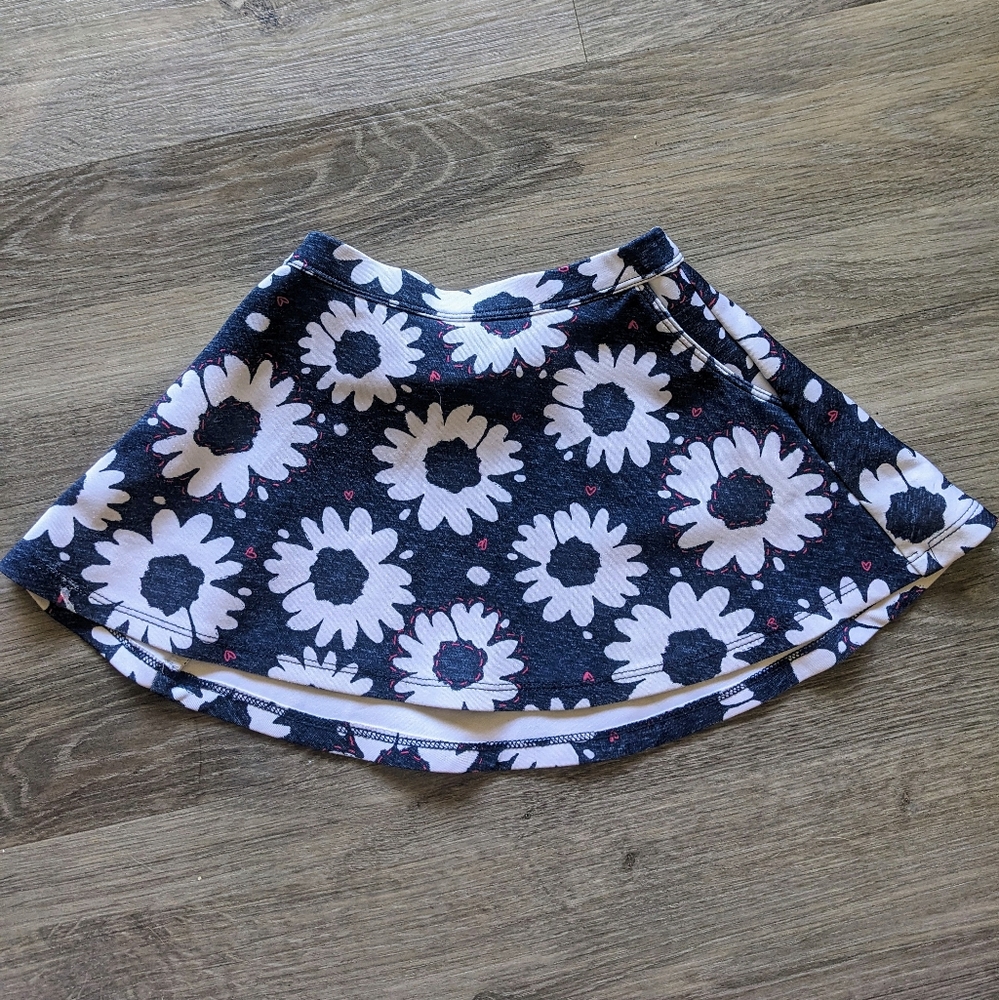 Blue Flower Skirt Abercrombie Kids 3T